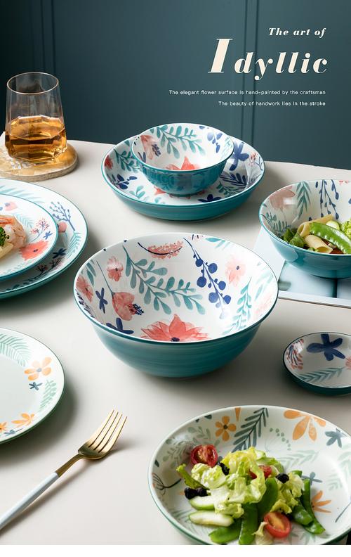 绿意盎然陶瓷餐具